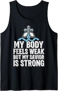 Graves Disease Awareness Blue Ribbon Christian Jesus Christ Sleeveless (1)