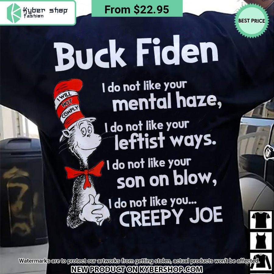 Dr Seuss Cat Bick Fiden I Do Not Like You Creepy Joe Shirt