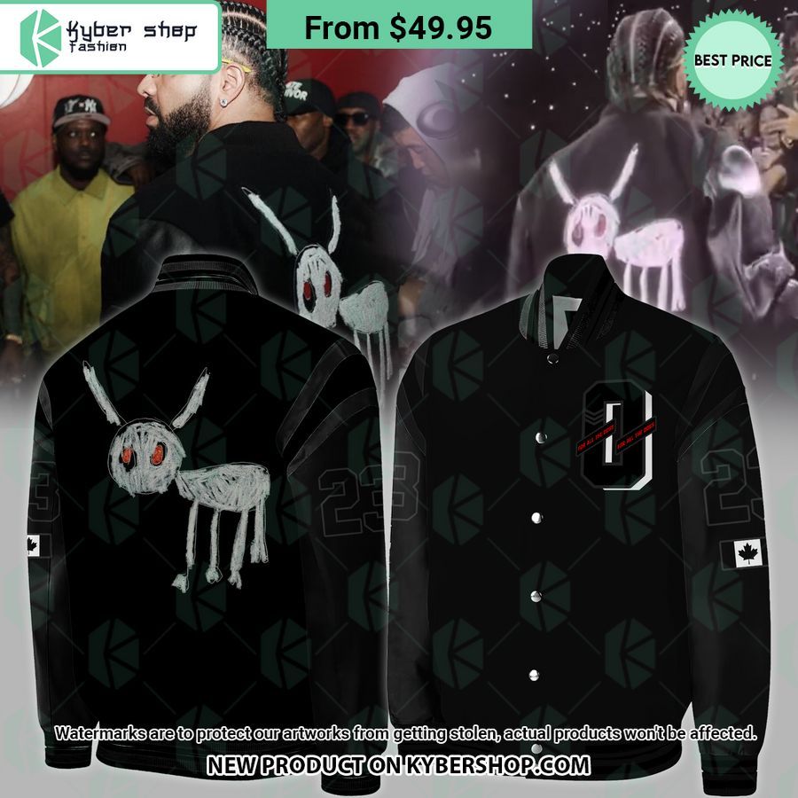 Drake For All The Dogs Baseball Jacket, Pants