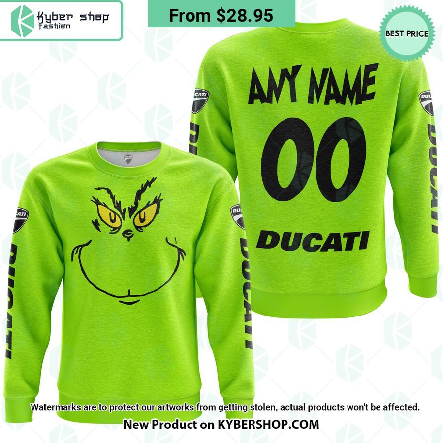 Ducati Grinch CUSTOM Hoodie