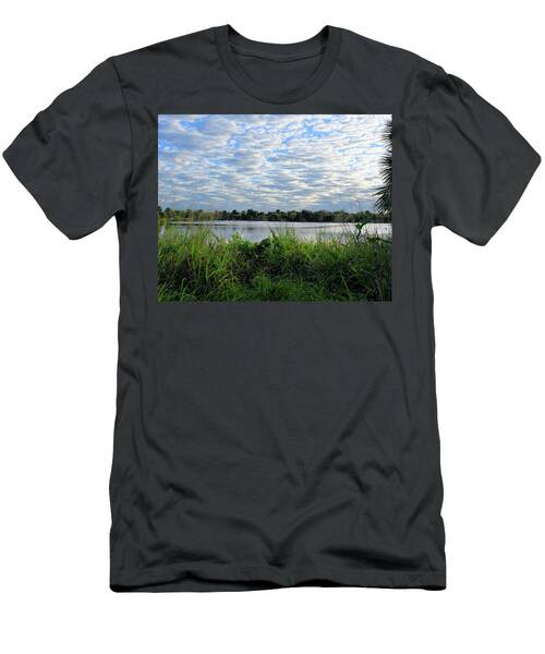 Dusk Clouds At Pelican Island Nature Reserve Lake In Florida T-Shirt