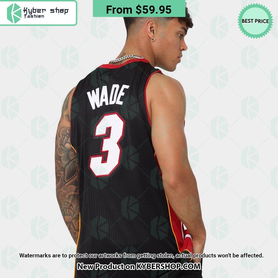 Dwayne Wade 3 Miami Heat Basketball Jersey
