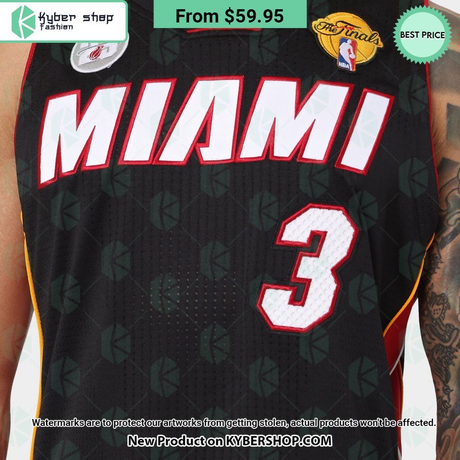 Dwayne Wade 3 Miami Heat Basketball Jersey