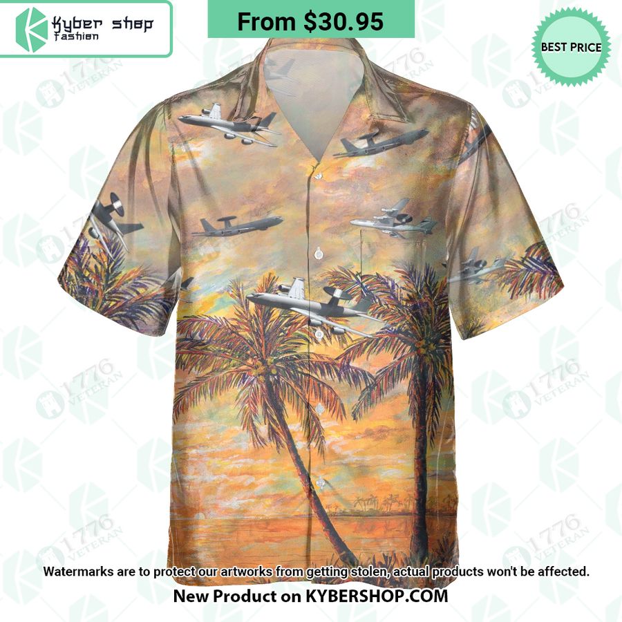 E-3 Sentry Hawaiian Shirt