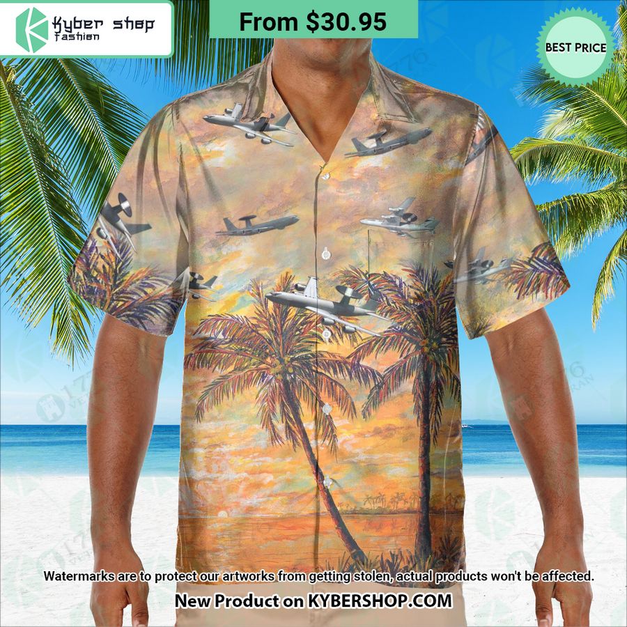 E-3 Sentry Hawaiian Shirt