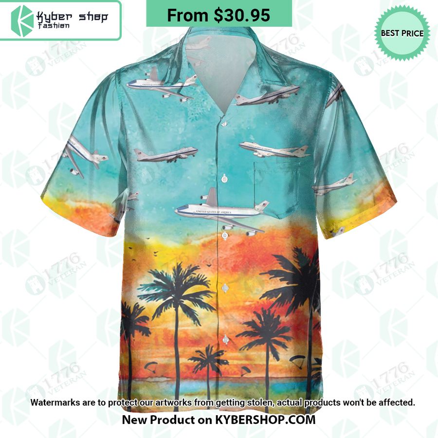 E-4B Sunset Hawaiian Shirt