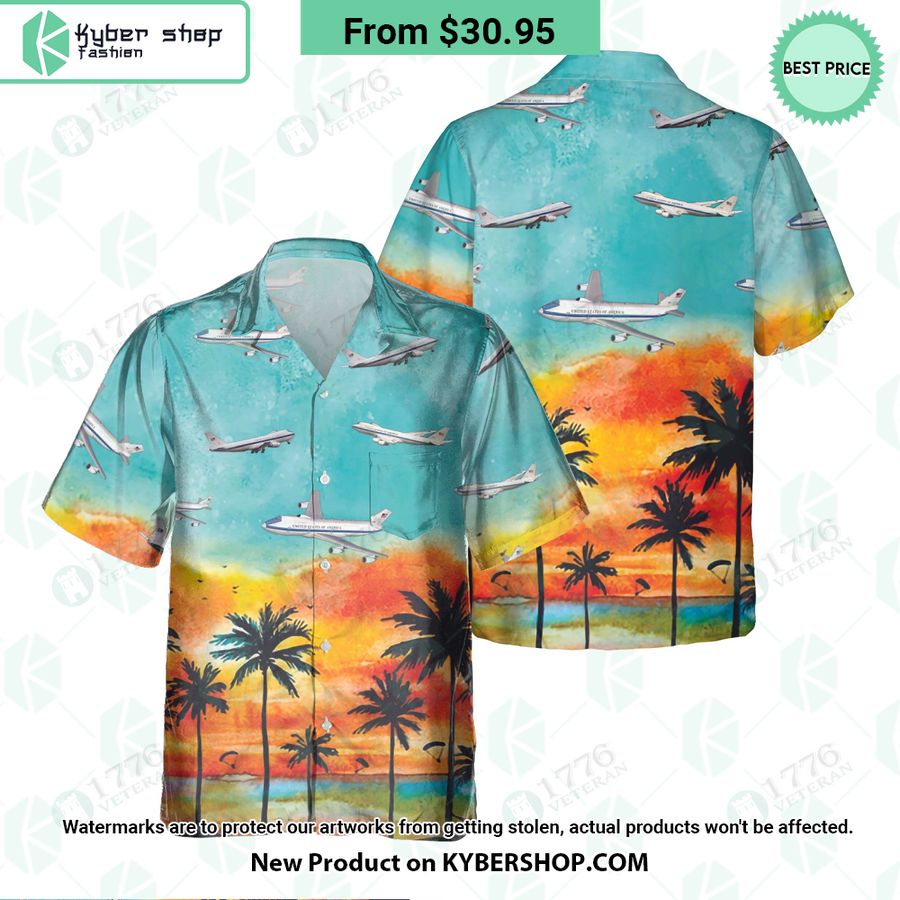 E-4B Sunset Hawaiian Shirt