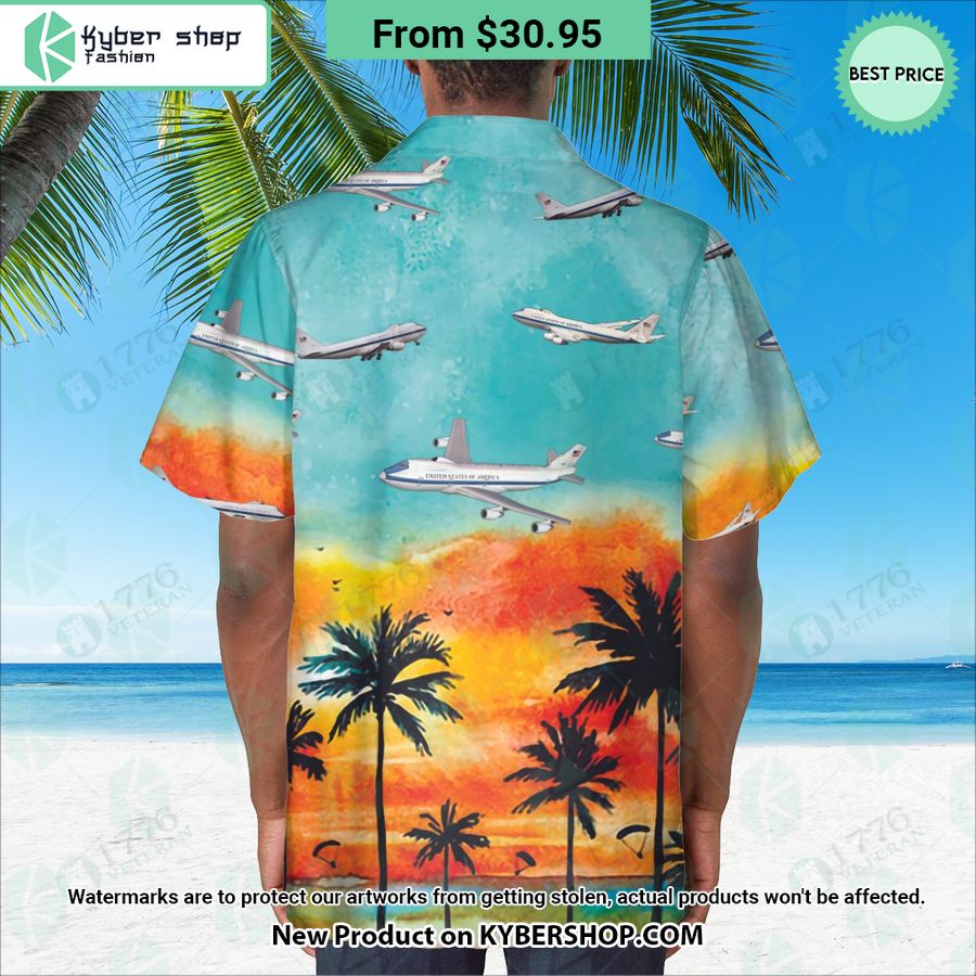 E-4B Sunset Hawaiian Shirt