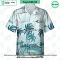 E-8 Joint STARS Palm Hawaiian Shirt