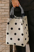 66 Polka Dot Print Rope Handle Tote Bag Gifts