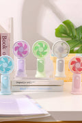 3 Speed Portable Hand Fan with Stand