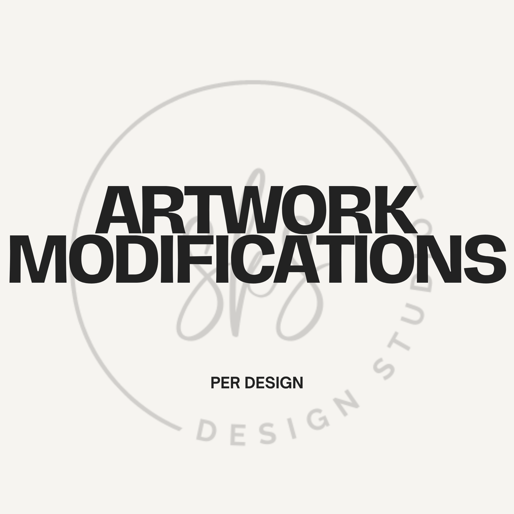 Artwork Modification Fee