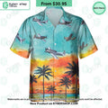 EA-1F Skyraider Sunset Hawaiian Shirt