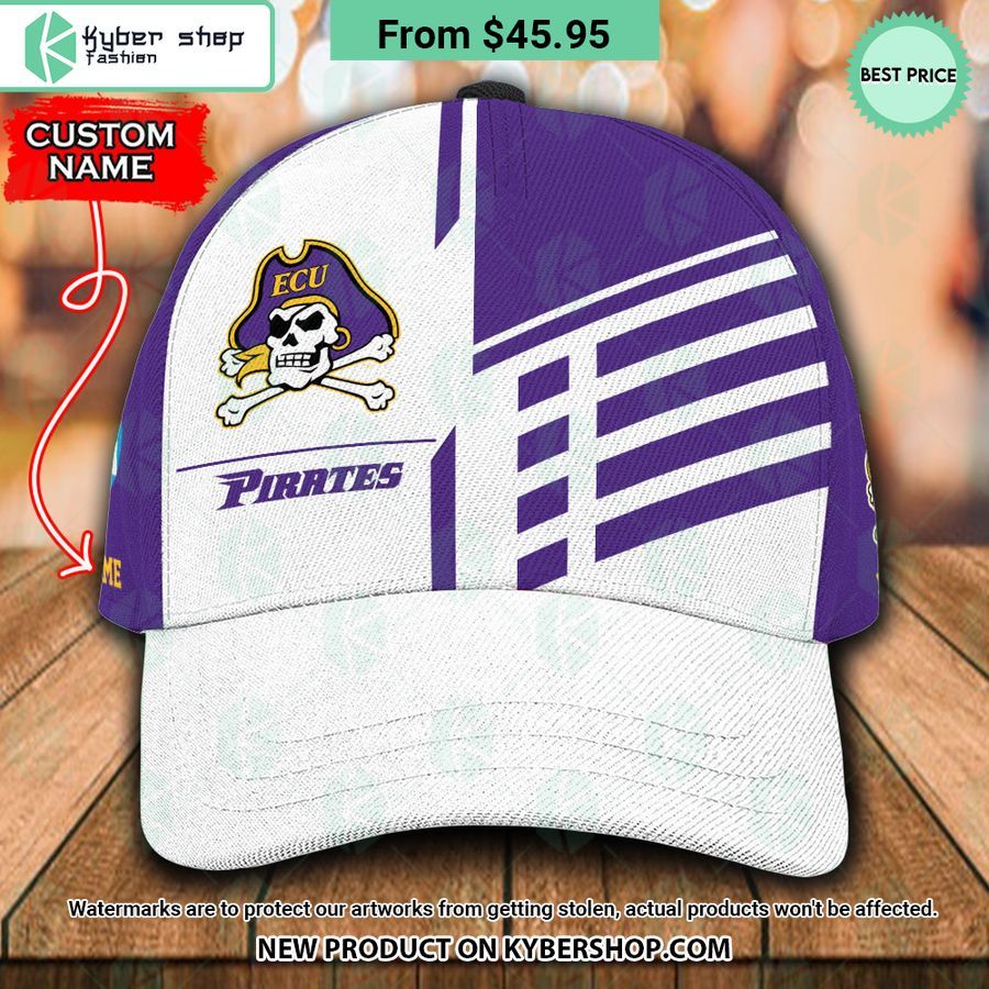 East Carolina Pirates CUSTOM Polo Shirt, Cap