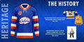 Edmonton Oilers Heritage Concepts team logo Hockey Jersey