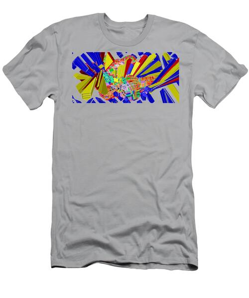 Vibrant Geometric Explosion T-Shirt