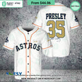 Elvis Presley Houston Atros Baseball Jersey