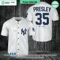Elvis Presley New York Yankees Baseball Jersey