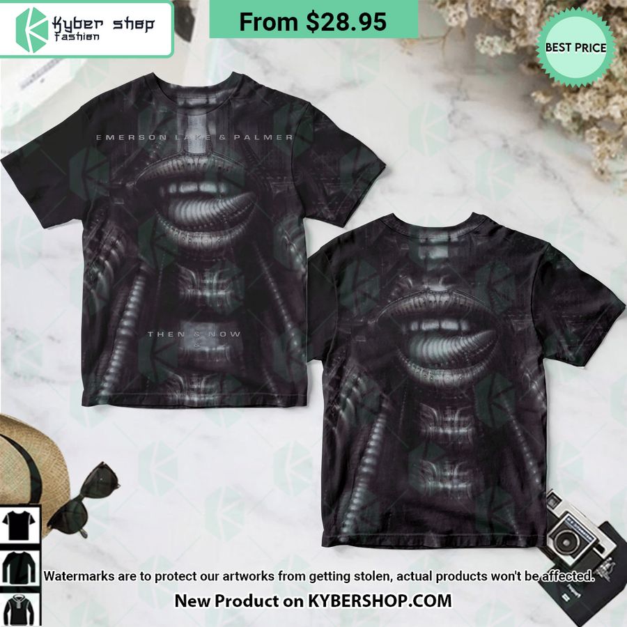 Emerson Lake & Palmer Then N Now Album Cover Shirt