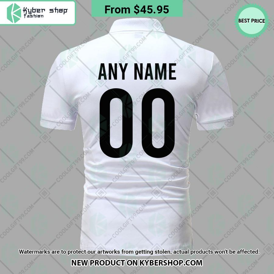 England Rugby Home Jersey Rugby World Cup 2023 Home Jersey CUSTOM Polo Shirt