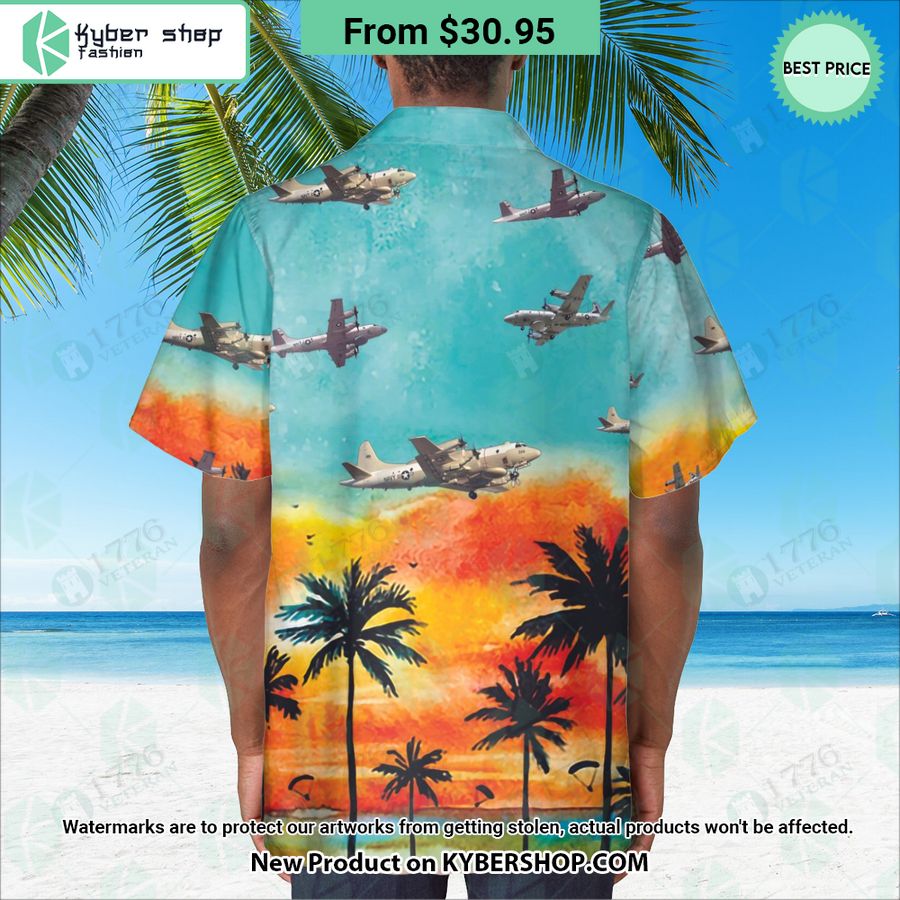 EP-3 Orion Sunset Hawaiian Shirt