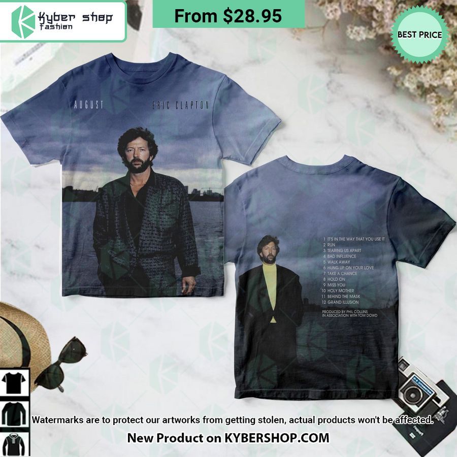 Eric Clapton August Album Shirt