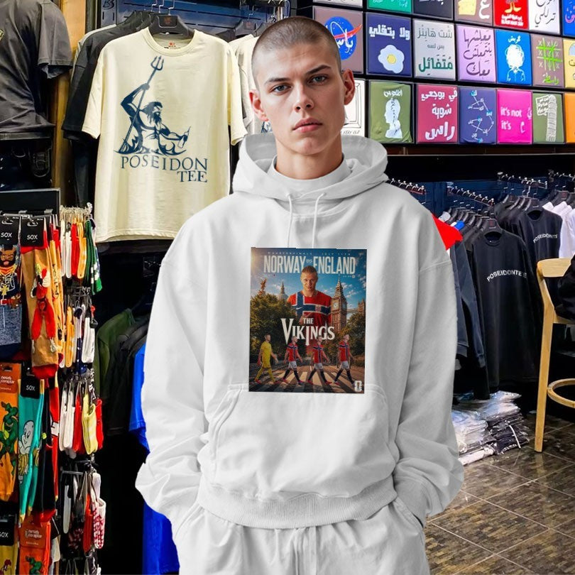 Erling Haaland Norway Vs England 2026 World Cup Quarterfinals Abbey Road T-shirt