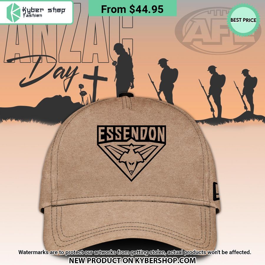 Essendon Bombers AFL Anzac Day CUSTOM Hoodie