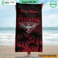 Essendon FC CUSTOM Beach Towel