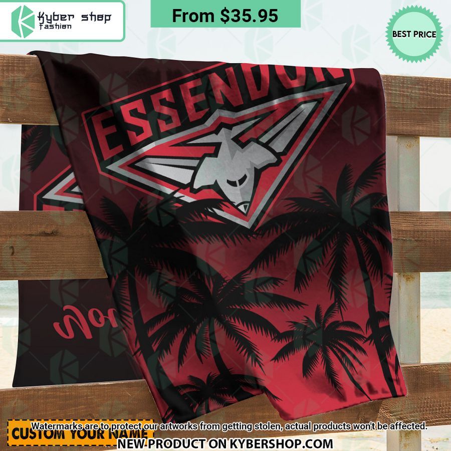 Essendon FC CUSTOM Beach Towel