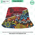 Essendon Football Club Indigenous Pattern Bucket Hat