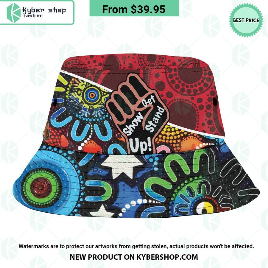 Essendon Football Club Indigenous Pattern Bucket Hat
