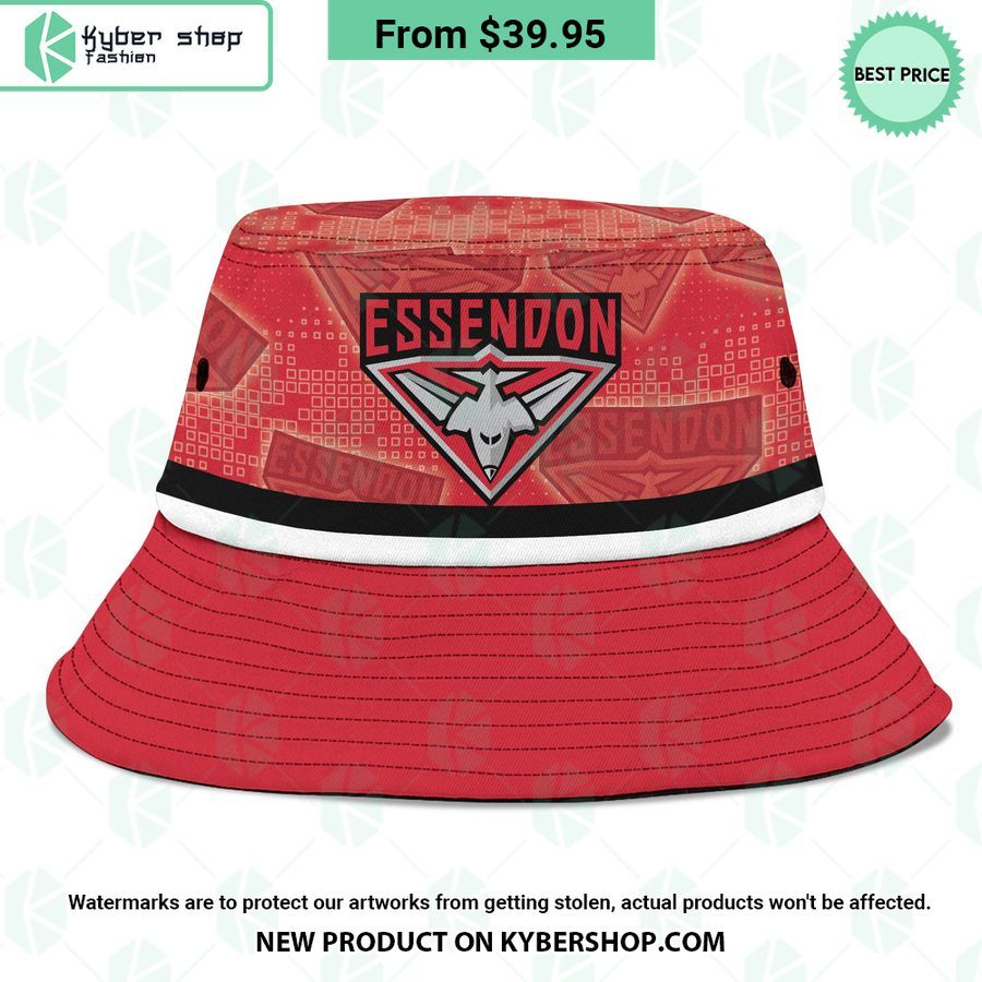 Essendon Football Club Logo Bucket Hat