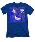 Ethereal Flight - White Butterflies On Abstract Textured Background T-Shirt