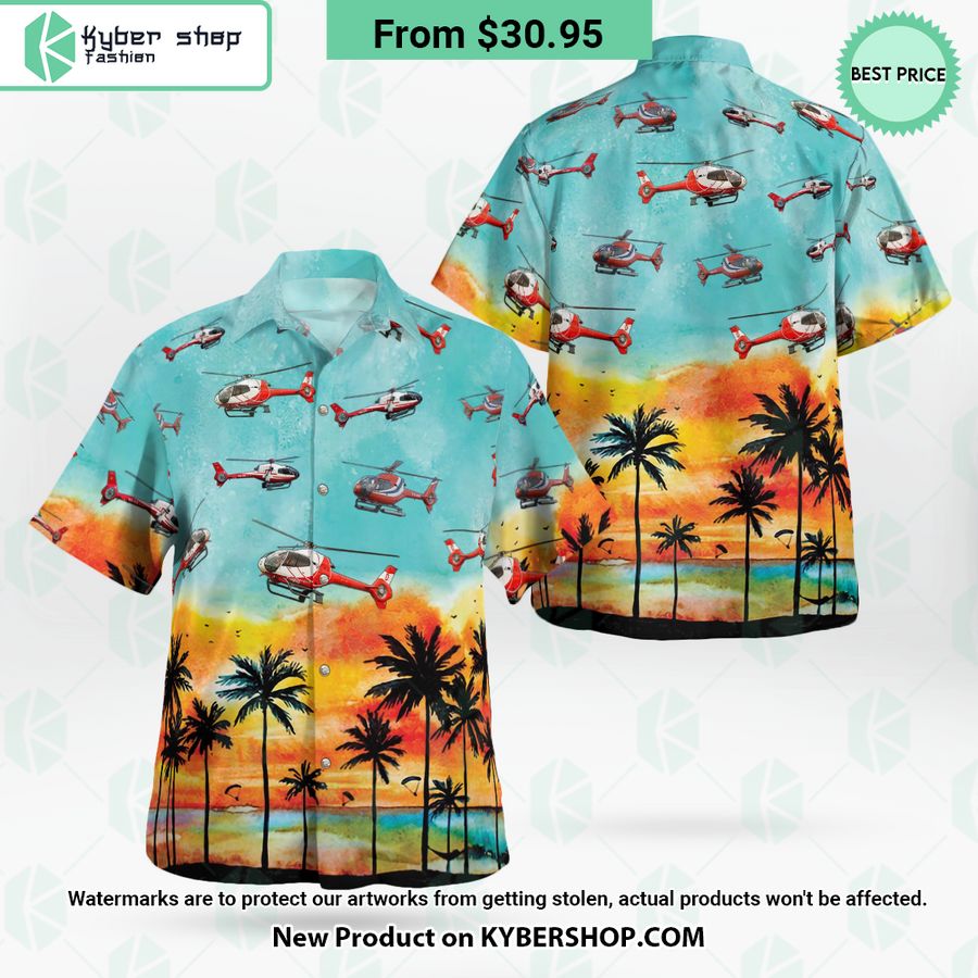 Eurocopter EC120 Colibri Hawaiian Shirt