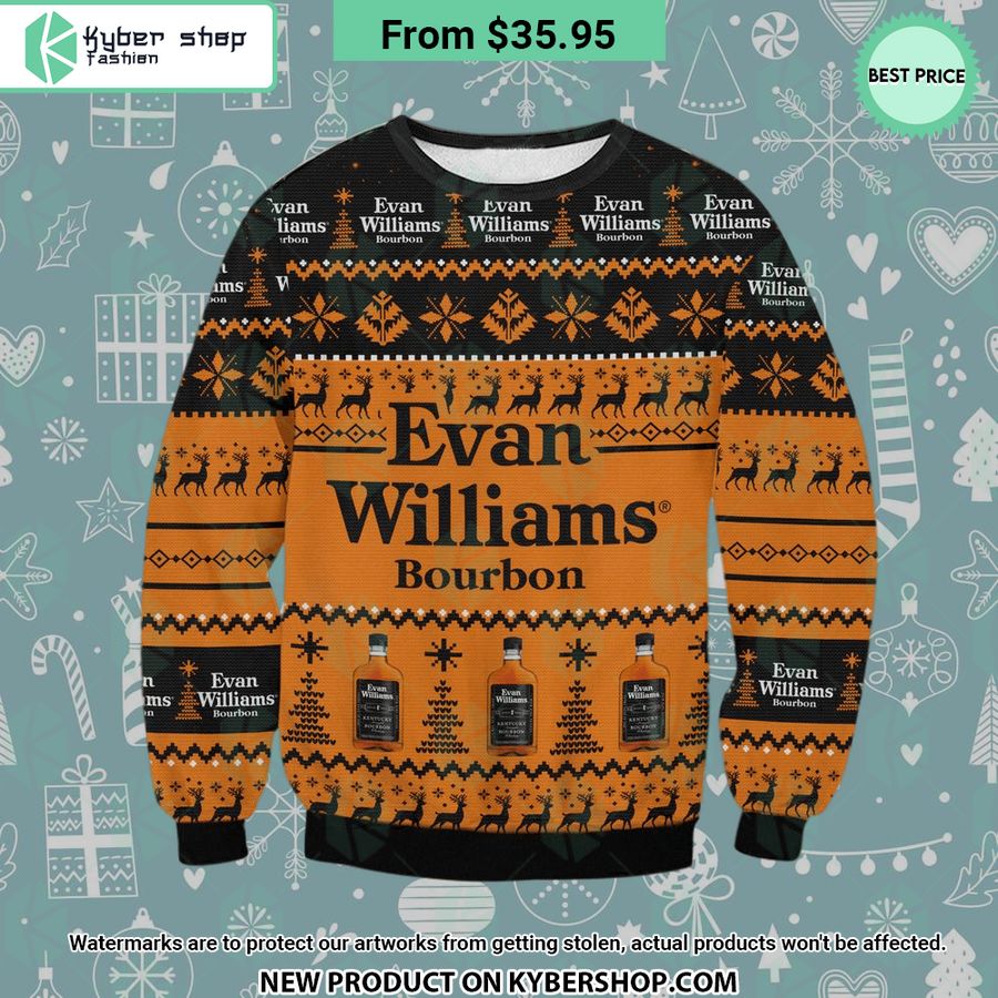 Evan Williams Bourbon Sweater
