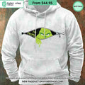 EW People Grinch Zipper Christmas Hoodie