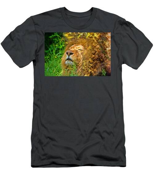 Exploding Lion - Painting T-Shirt