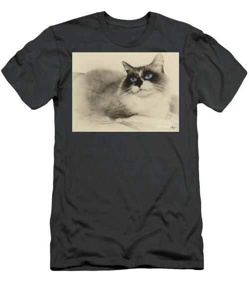 Eyes Of Blue Funnyface My Cat T-Shirt