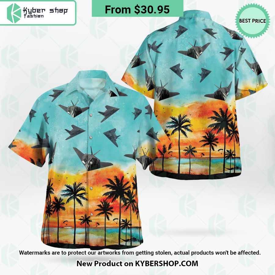 F-117 Nighthawk Hawaiian Shirt