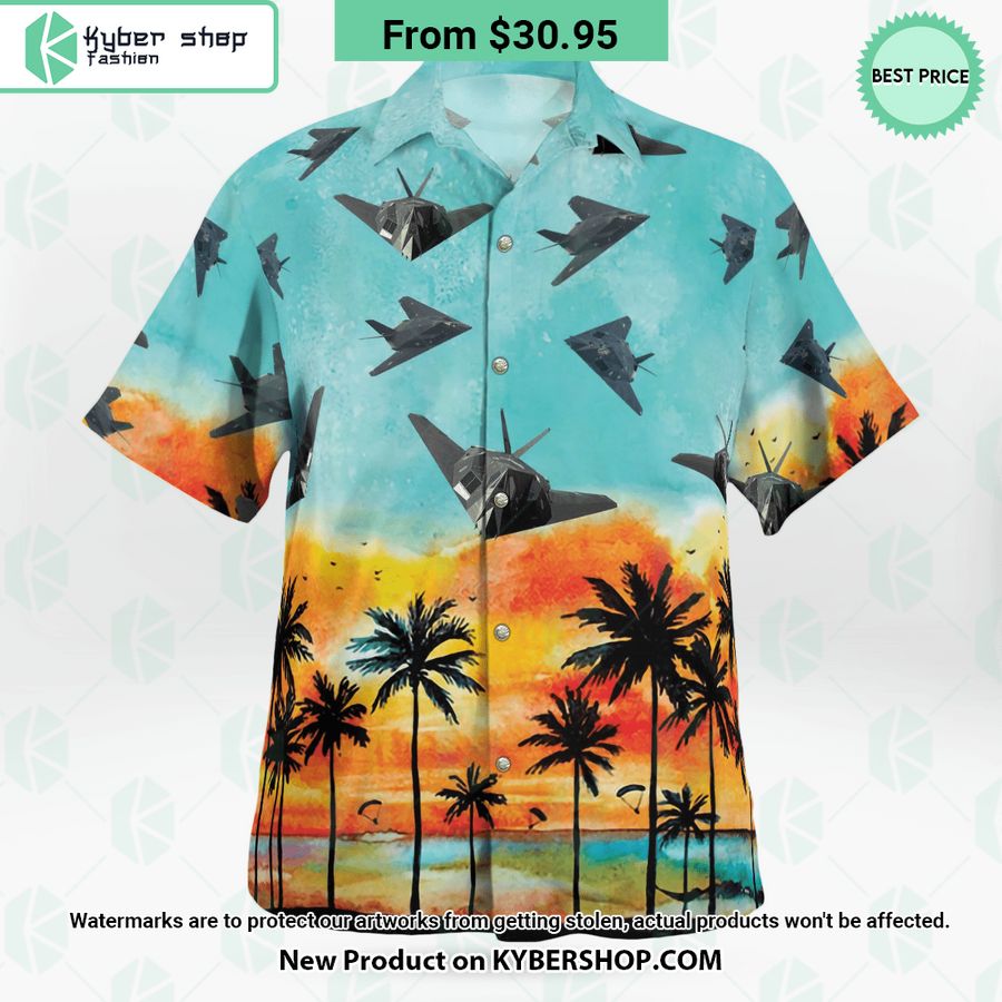 F-117 Nighthawk Hawaiian Shirt
