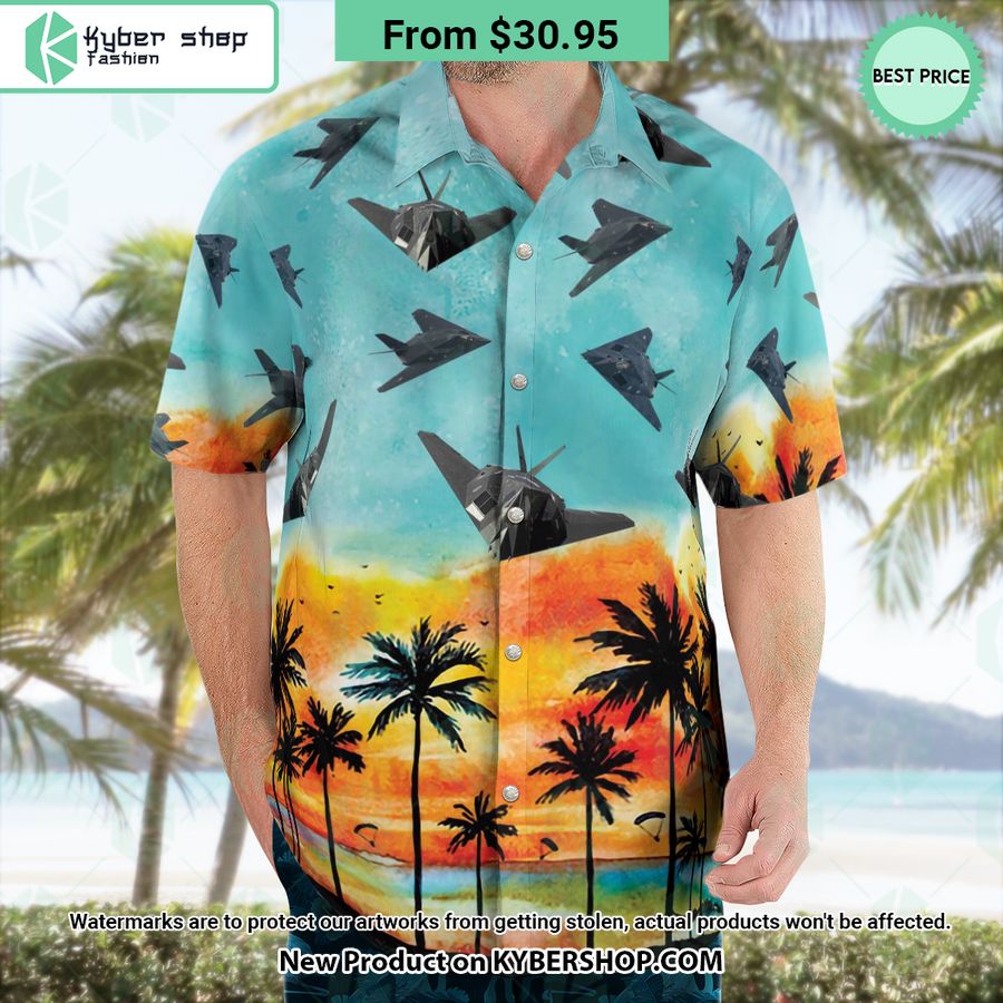 F-117 Nighthawk Hawaiian Shirt