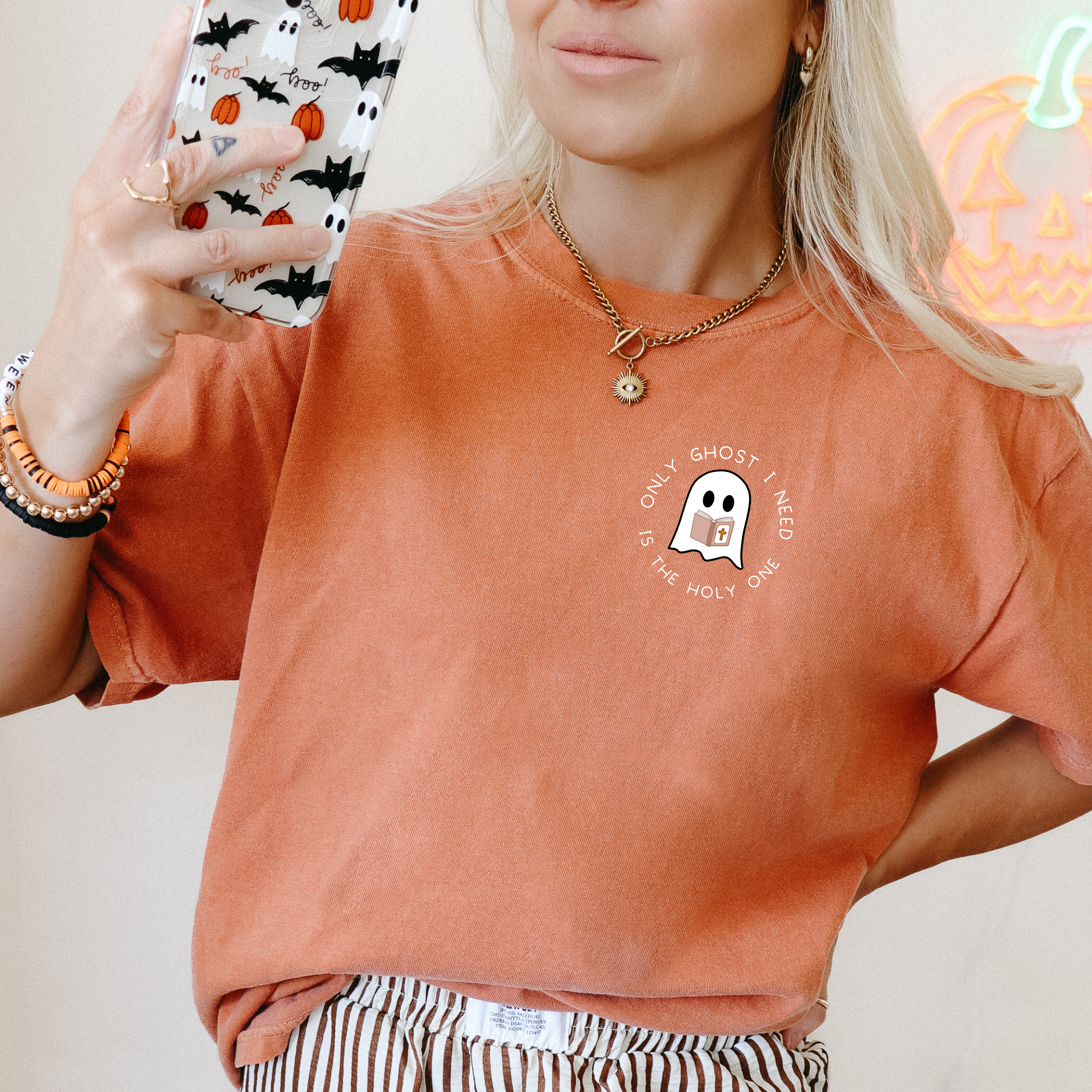 Only Ghost I Need Is the Holy One Cute Graphic T-Shirt