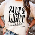 Salt & Light  Christian T-Shirt | Comfort Colors