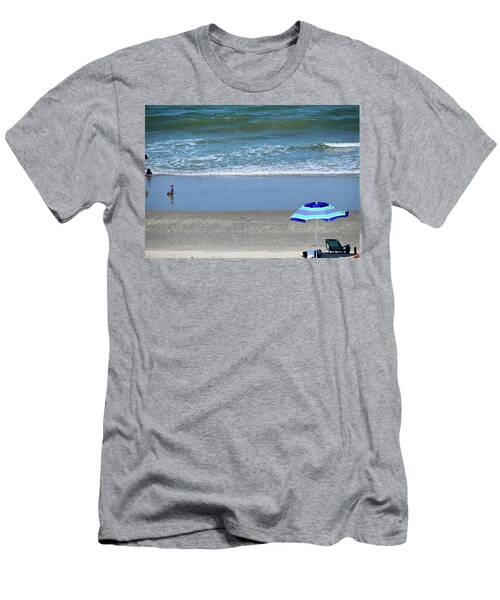 Family Day With Umbrella At Melbourne Beach In Florida T-Shirt