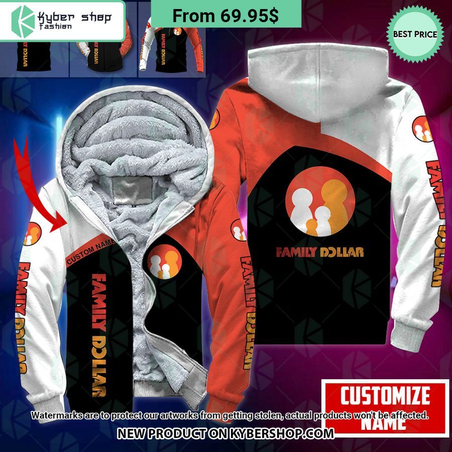 Family Dollar CUSTOM Fleece Hoodie