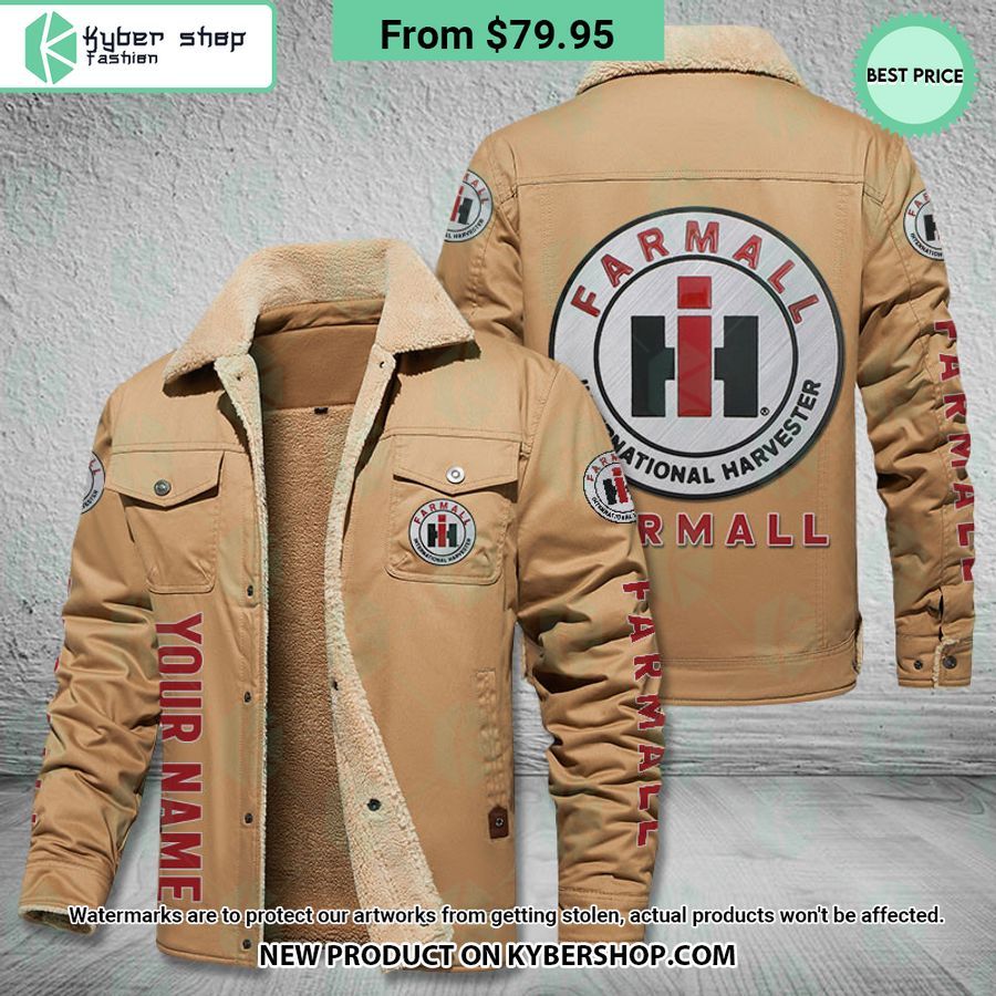 Farmall Fleece Leather Jacket