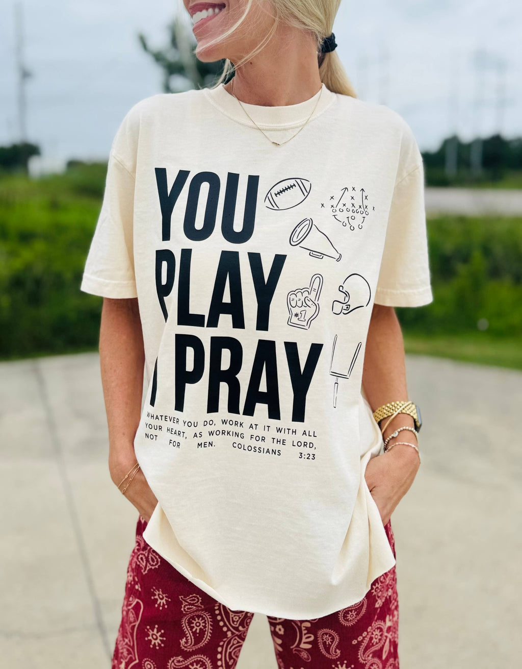 Football Mom T-Shirt | Gameday | Team Spirit Tee | Icons