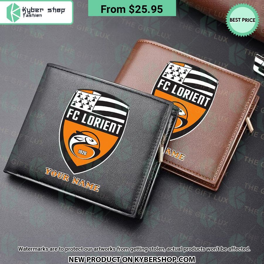 FC Lorient CUSTOM Leather Wallet