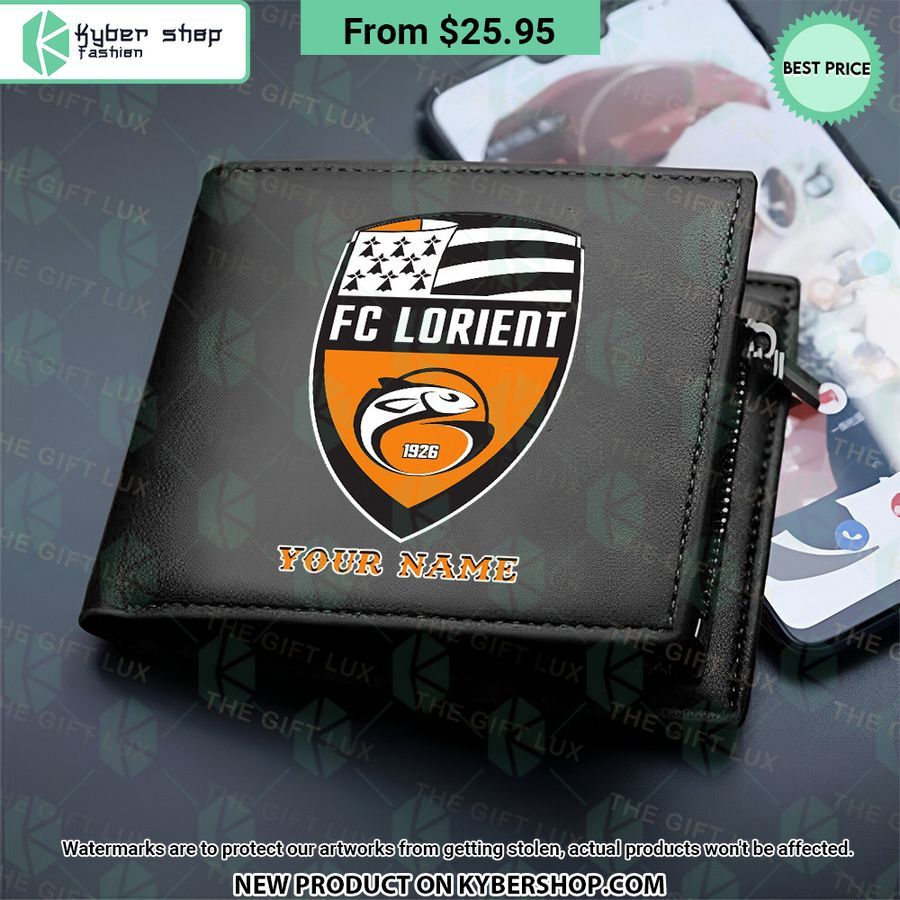 FC Lorient CUSTOM Leather Wallet